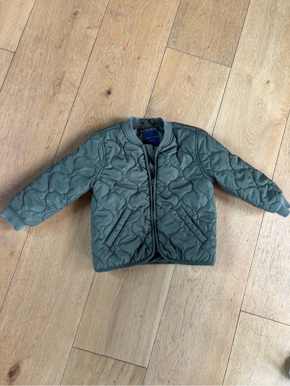 Janie and Jack Quilted Bomber Jacket